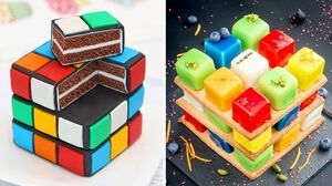 Rubik's Cakes Are A Thing And They're Too Pretty To Eat | Best Amazing Cakes Decorating Ideas