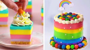 12+ Rainbow Cake Decorating Tutorial | Simple Colorful Cake Recipes to Impress Your Friends