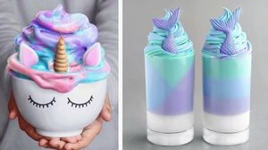 Most Satisfying Colorful Cake Decorating Ideas | So Yummy Dessert And Unicorn Cake For October