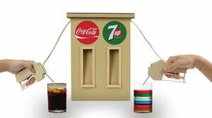 Amazing DIY Cold Drinks Dispenser | How to Make Coca Cola and 7 Up Vending Machine at home