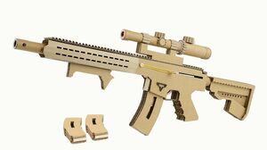 How To Make Cardboard Gun That Shoots | Taran Tactical AR-15