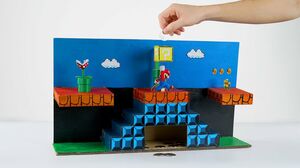 How to Make Super Mario Coin Bank Box from Cardboard