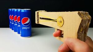 How To Make a Rubber Pistol from Cardboard!