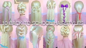 10 EASY BACK TO SCHOOL HAIRSTYLES YOU CAN MAKE IN 5 MINUTES