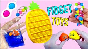 7 DIY Fidget Toys - Viral TikTok Fidget Toys Ideas - Pineapple Pop it Toy and more...