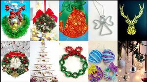DIY 10 CHRISTMAS DECORATION IDEAS AND ORNAMENTS CRAFTS - EASY AND CHEAP HACKS FOR NOEL 2021