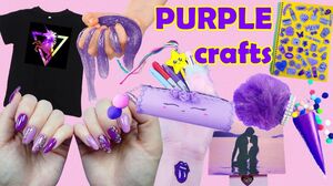 10 Purple Things To Do When You’re Bored & Stuck At Home  - Nails, Slime, Tumblr Stickers and more