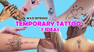 7 WAYS - HOW TO MAKE TEMPORARY TATTOO AT HOME -EASY AND WATERPROOF