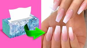 5 minutes crafts/15 CRAZY NAIL HACKS EVERY GIRL SHOULD TRY