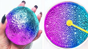 Oddly Satisfying Slime ASMR No Music Videos - Relaxing Slime 2021 - 227