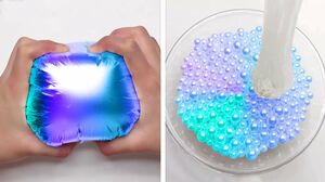 Oddly Satisfying Slime ASMR No Music Videos - Relaxing Slime 2021 - 215