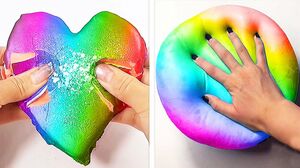 Oddly Satisfying Slime ASMR No Music Videos - Relaxing Slime 2020 - 169