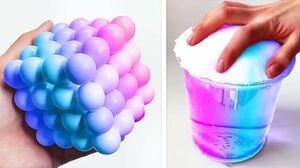 Oddly Satisfying Slime ASMR No Music Videos - Relaxing Slime 2021 - 251