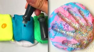 Cloud Slime l Clay  Slime Mixing l Satisfying Slime ASMR Compilation