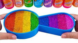 Satisfying Video l How to Make Rainbow Spoon Bathtub with Mixing Beads Cutting ASMR | Bon Bon