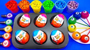 Satisfying Video l How To Make Playdoh Lollipop & Kinder Joy With Nail Polish Color Tray ASMR #305