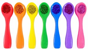 Satisfying Video l DIY How To Make Rainbow Spoon with Jelly Cutting ASMR #165 Bon Bon