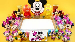 Satisfying Video l How To Make Minnie Mouse & Mickey Mouse Slime | Mixing Random Things Slime