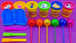 Satisfying Video l How To Make Playdoh Rainbow Ice Cream Cutting ASMR #79 Bon Bon