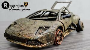 Restoration Lamborghini Murciélago Abandoned Sport Model Car