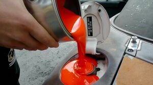 What Happens If You Fill Up a Car with Paint?