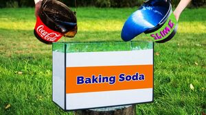 Experiment: Slime VS Coca Cola VS Baking Soda