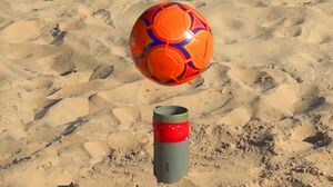 EXPERIMENT!!! How to make a Soccer Ball fly