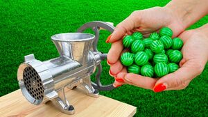 Small Watermelon vs Meat Grinder