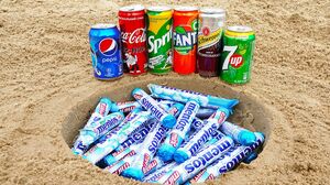 Coca Cola, Pepsi, Fanta, Sprite, 7up, Schweppes and Mentos Underground