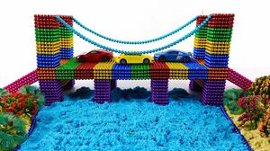 How To Make Magnetic Bridge From Magnet Balls with Satisfying - DIY