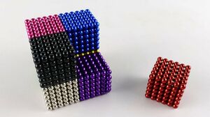 Magnet DIY - How To Make a Cube From Magnetic Balls Easy