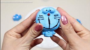Jenny's ASMR//Blue Coloring with Makeup, Clay Cracking, add Indredients Into Slime.