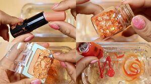 Color Collection Season2 "orange" Mixing Lip section,glitter,Nail,Shadow Section into Slime