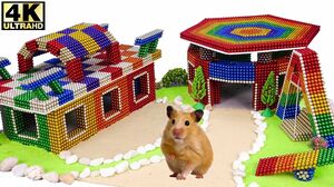 Magnetic Balls DIY - How To Build Tunnel House For Hamster From Magnetic Balls - Surprise Balls