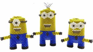 DIY How To Make Cute Minions Family From Magnetic Balls (ASMR) | Surprise Balls