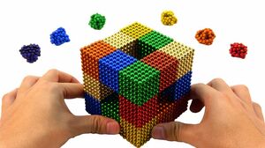 ASMR - DIY How To Make Cube Rubik With 15000 Magnetic Balls | Surprise Balls