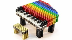 DIY How To Make Rainbow Piano From Magnetic Balls | 200% Satisfying Magnet Balls | Surprise Balls