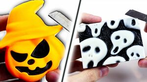 Halloween Soap Cutting! Soap Carving! (no talking) Satisfying ASMR Video 2018!