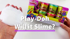 Will It Slime?! Glitter Play Doh! Satisfying Slime ASMR!