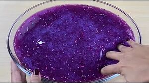 How To Making Twilight Sparkling Slime With Piping Bags, Galaxy slime ASMR