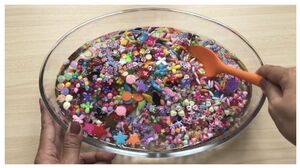 MAKING SLIME  WITH A LOT OF KINDS OF BEADS | SATISFYING RELAXING SLIME VIDEO