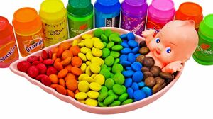 Satisfying Video l How To Make Rainbow Bathtub with All Candy Mixing ASMR #6 Bon Bon Studio