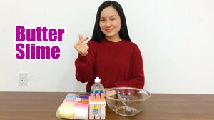 How to make BUTTER Slime! Easy BUTTER Slime Recipe - Diana Slime