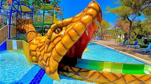 Scary Snake Slide at AquaJoy Water Park