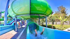 Space Hole Water Slide at AquaJoy Water Park