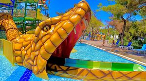 Scary Anaconda Slide at AquaJoy Water Park