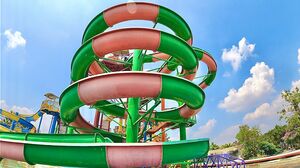 Very Tall Body Water Slide at West Wonder Water Park