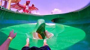 Bowl Water Slide at Dino Water Park