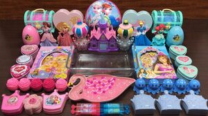 Disney Princess Slime Pink Vs Blue | Mixing Random Things into Slime | Satisfying Videos #71