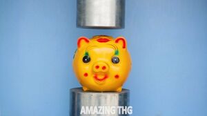 EXPERIMENT HYDRAULIC PRESS vs PIG - Satisfying Videos #66